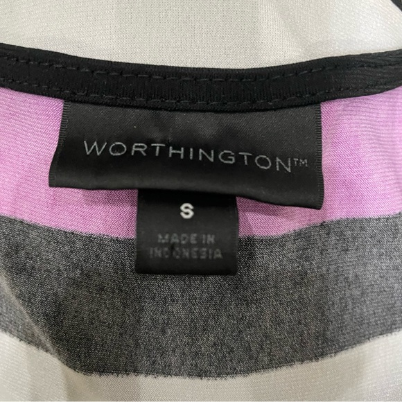 Vintage Y2K neon striped, ruffled top / S / Excellent condition - Picture 11 of 12